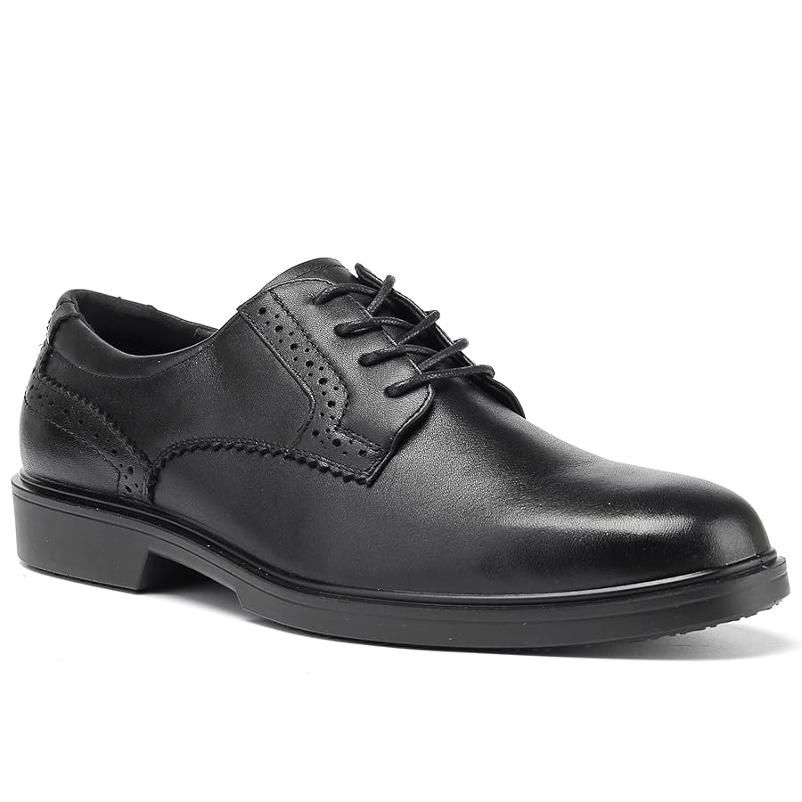 Amazon.com: Men's Slip Resistant Work Oxford Shoes - Genuine